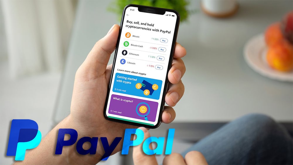 Paypal permite pagar con criptomonedas